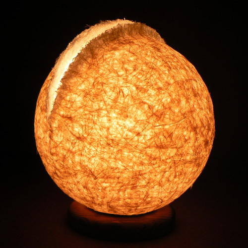 和紙の手作りランプシェード 美濃和紙使用 [裂] 1-1 どこにもない癒し