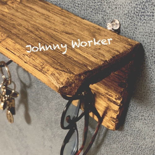 アイアンシェルフ アイアンフック ウォールシェルフ エイジング加工