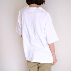 ビッグサイズTシャツ　ホワイト/ユニセックス 10枚目の画像