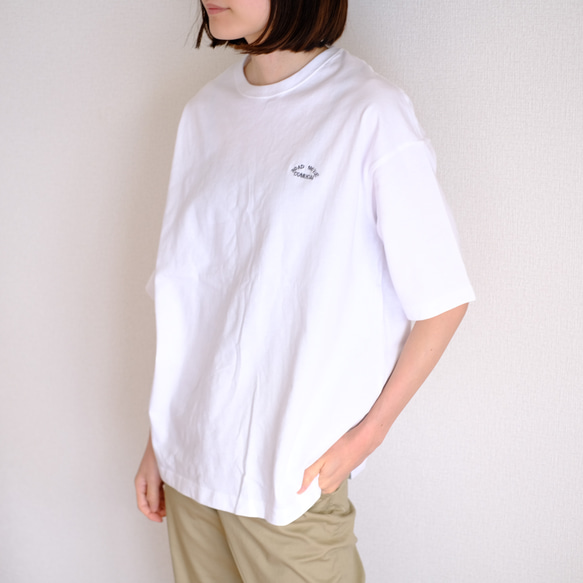 ビッグサイズTシャツ　ホワイト/ユニセックス 6枚目の画像