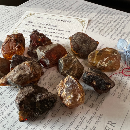 琥珀サイズ3g〜4g未満 ☆簡易版☆琥珀磨きセット【ドミニカ産】 キット