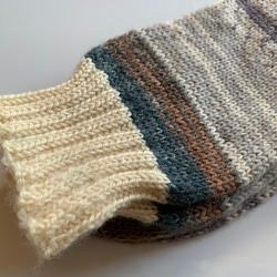 手編みの靴下25cm 2枚目の画像