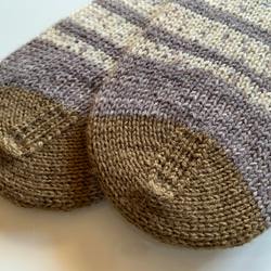 手編みの靴下25cm 4枚目の画像