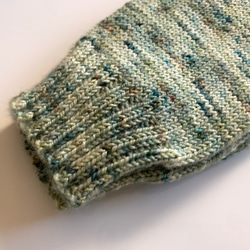 手編みの靴下　手染めメリノウール100%(20.5cm〜23.5cm) 2枚目の画像