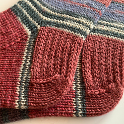 手編みの靴下　 3枚目の画像