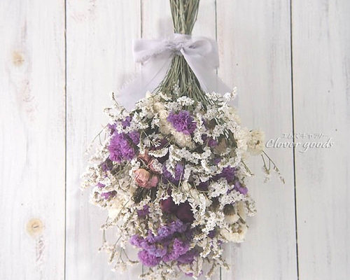 スターチス　ドライフラワー　ブーケ　花束 77f3a58de0def422f40c6351eafe2f