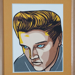 絵画『ジェームス・ディーン』ヘイ平山画 絵画風 壁紙ポスター (はがせるシール式) ジェームズ・ディーン