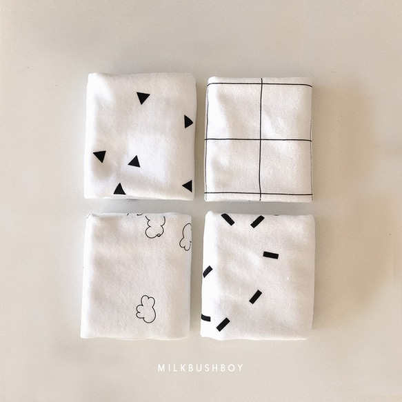 hand towel【monotone4PC】 1枚目の画像