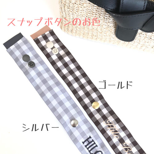 ブラックハート柄デニム♡刺繍のショルダーバッグ♡リボンとバンダナの猫ちゃん ブラックハート柄デニム♡刺繍のショルダーバッグ♡リボンと