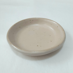 PLATE 豆皿 平皿 S (100㎜) 白 マット釉 3枚目の画像