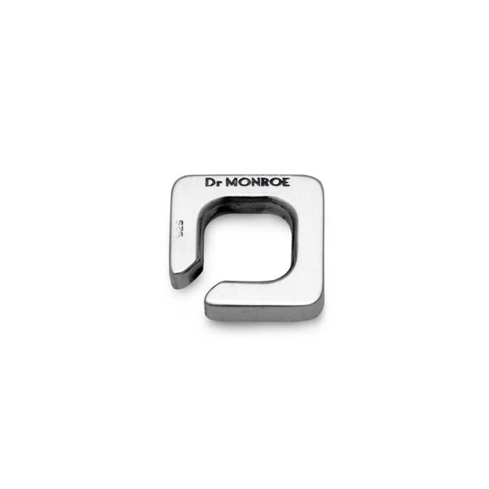 四角 イヤーカフ メンズ/シルバー925 片耳/メンズシルバーアクセサリー/男性へのプレゼント/ec16