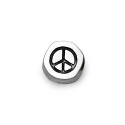 Peace Mark 男士耳環/純銀 925 適合一隻耳朵/第二隻耳環留存/男士禮物/snd098 第5張的照片
