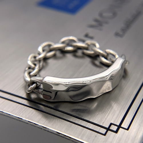 槌目 ピンキーリング メンズ/シルバー925 つけっぱなし/メンズ