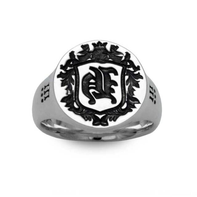 オーダーメイド可能 シーリングスタンプ シルバー925 メンズリング つけっぱなし fc288
