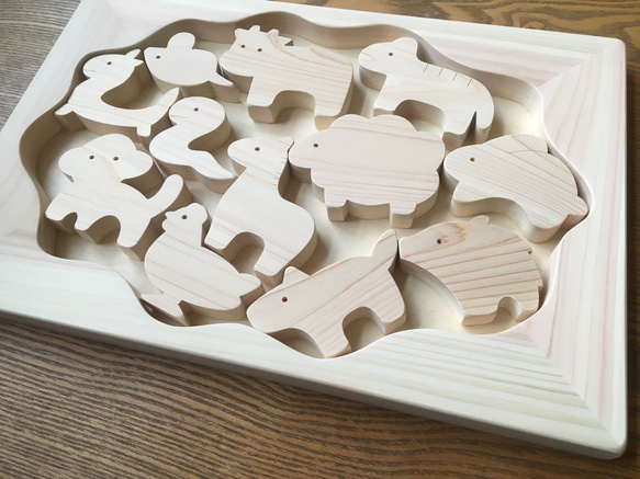 お風呂で遊べる　十二支のパズル 1枚目の画像