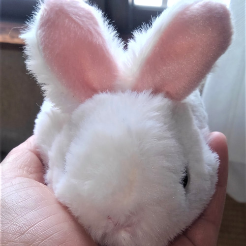 受注生産・真ん丸子ウサギ（白） ぬいぐるみ 風間翔 通販