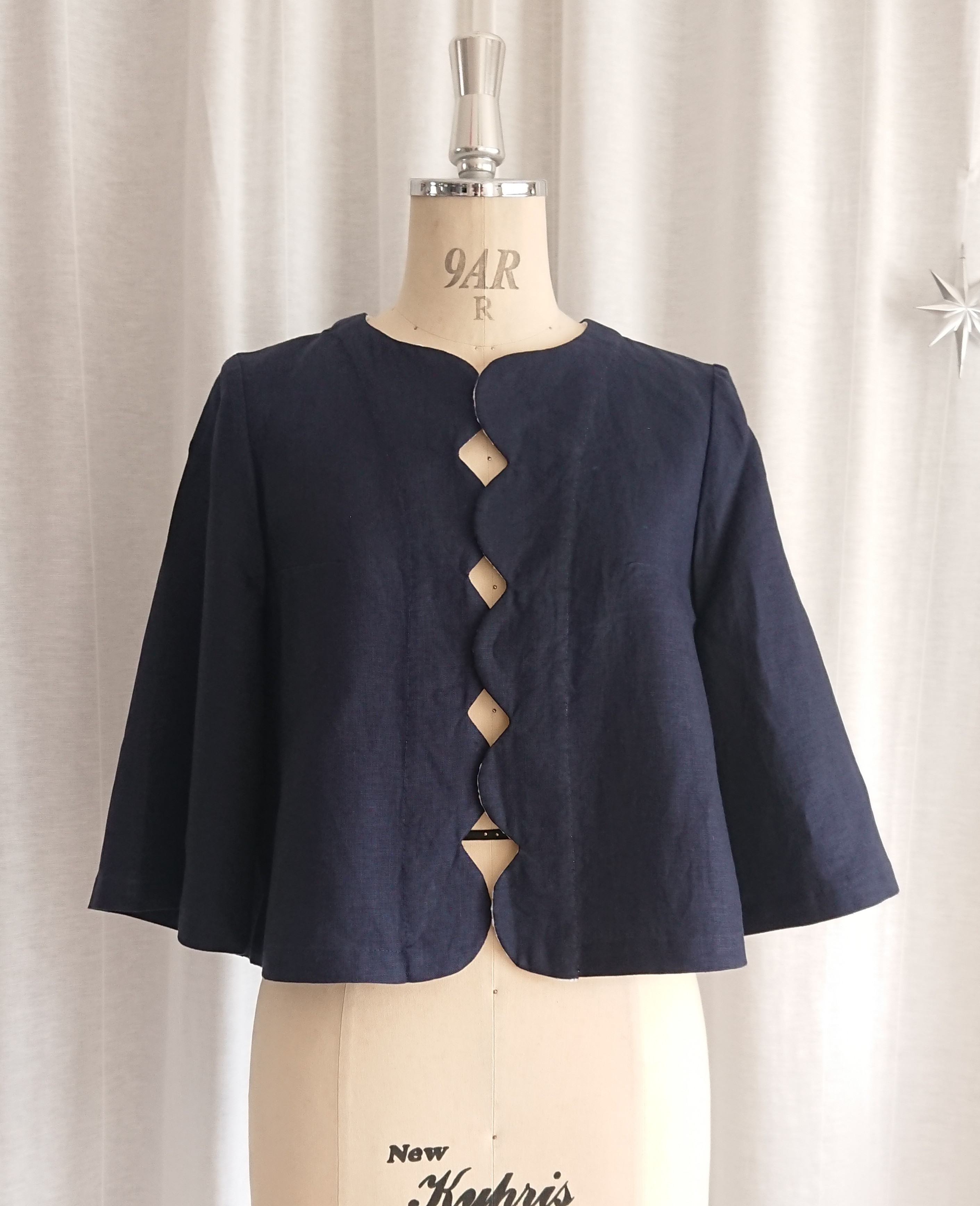 見返しレースの羽織