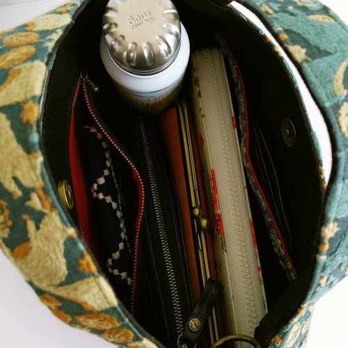 点と線模様製作所　リスノモリ刺繍ショルダーバッグ ショルダーバッグ（小） 刺繍生地 リスノモリ - 点と線模様製作所