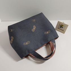 SALE ミナペルホネン forest tile ベージュ 2wayパニーニ風 ショルダー