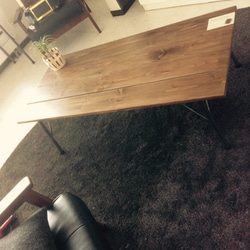 送料無料】 ローデスク 120cm 60cm 45cm 34cm スギ 折りたたみ脚 ロー