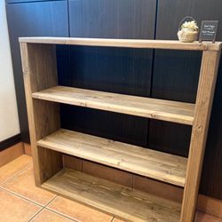 サイズオーダー可】木のぬくもり感じる収納ラック・便利な可動棚仕様