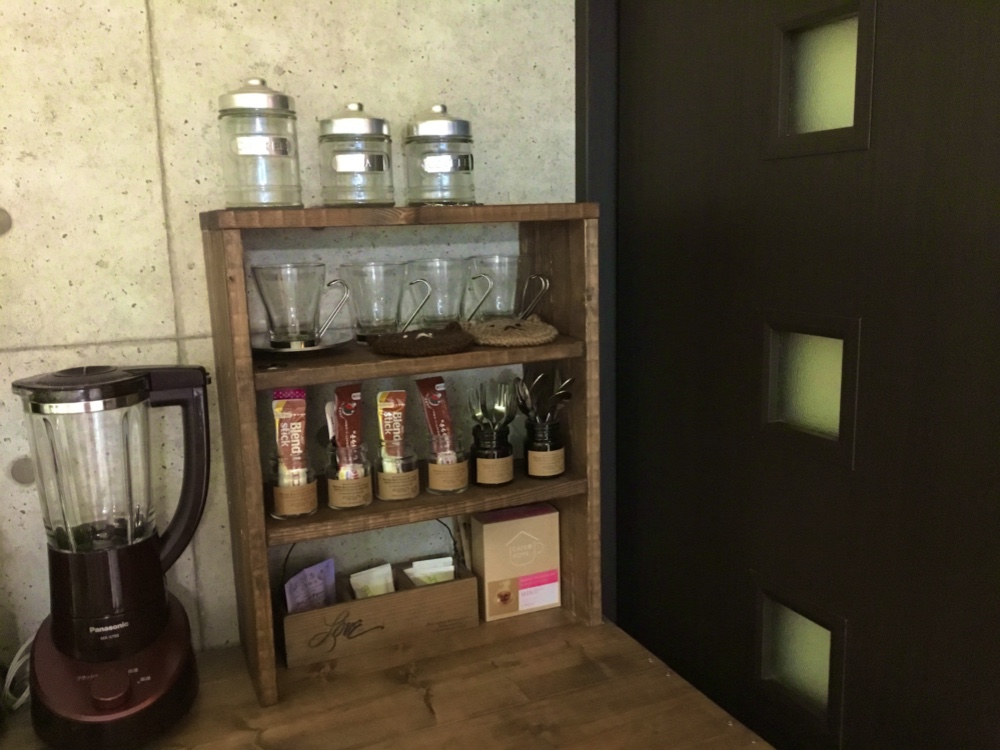 カフェ風 キッチンラック