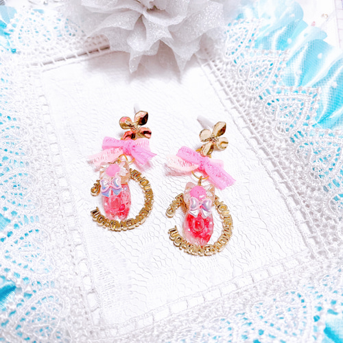 めっちゃ可愛い猫ちゃんピアス♡ ピアス（その他） OHI♡handmade 通販 