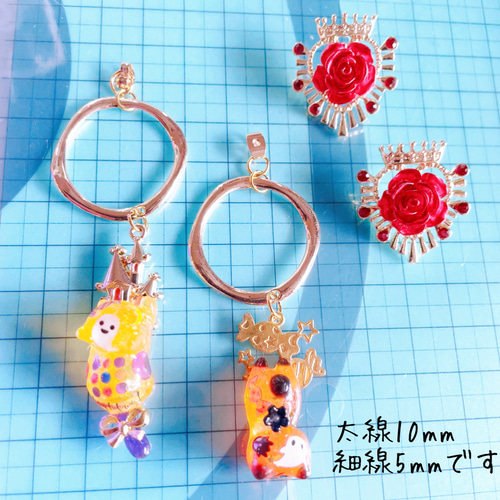 ☆Xmas猫ちゃんピアス☆A 京都発“ピアスのようなイヤリング”「ぴあり」