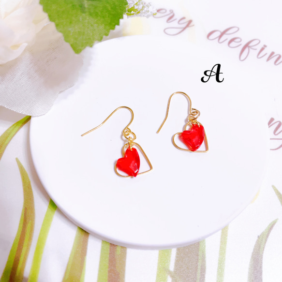プチプラ♡ﾊｰﾄﾊｰﾄピアス ピアス（その他） OHI♡handmade 通販