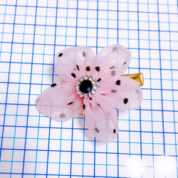 Flowerヘアクリップ 3個セット 3枚目の画像