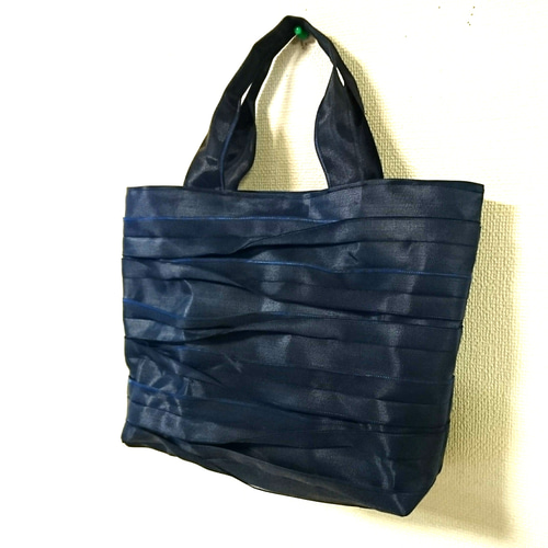 カラーオーダー☆横ライン畳へりバック トートバッグ herin 通販