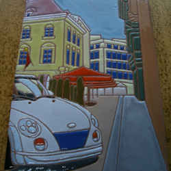 タイルアート『街角』 5枚目の画像