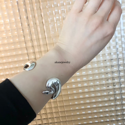 ボールパイソンシルバーバングル 1枚目の画像