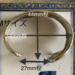ボールパイソンシルバーバングル 7枚目の画像