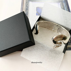 ボールパイソンシルバーバングル 6枚目の画像