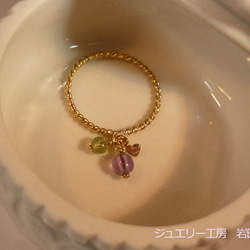 candy anniversary ring(K10PG） 3枚目の画像