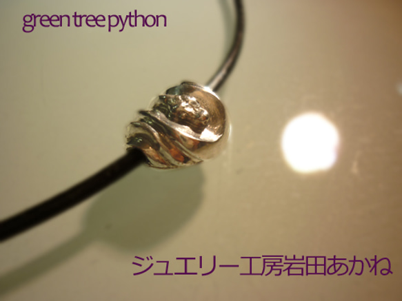 GTP（グリンツリーパイソン）ブレスレット＆ネックレス 6枚目の画像