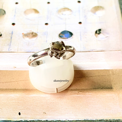 小さな小さなカエルの指輪　 8枚目の画像