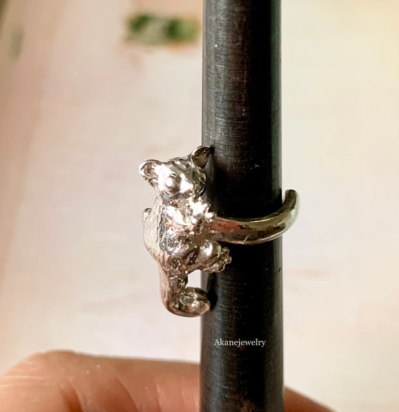 フクロモモンガのイヤーカフ 4枚目の画像