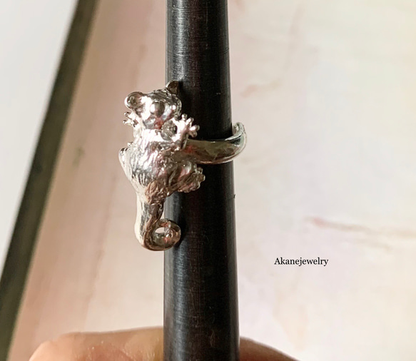 フクロモモンガのイヤーカフ 5枚目の画像