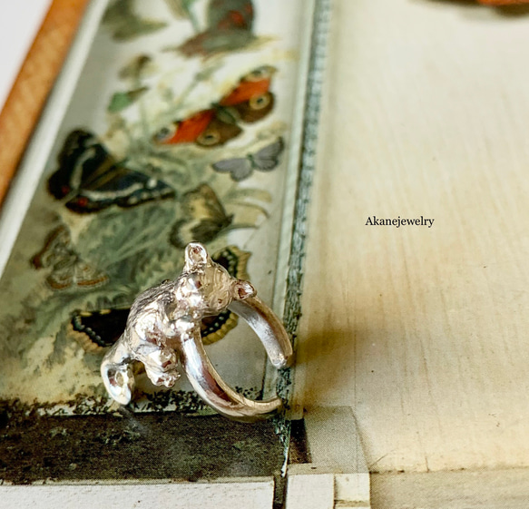 フクロモモンガのイヤーカフ 7枚目の画像