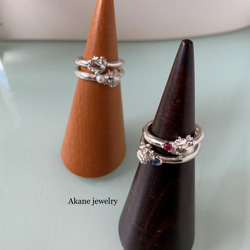 7月のカエル　ルビーと小さなカエルの指輪 11枚目の画像