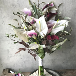 ユーカリ×パンパスグラスのドライフラワーハンギングガーランド