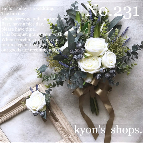 シェビーシックなブーケ&ブートニア♡ 