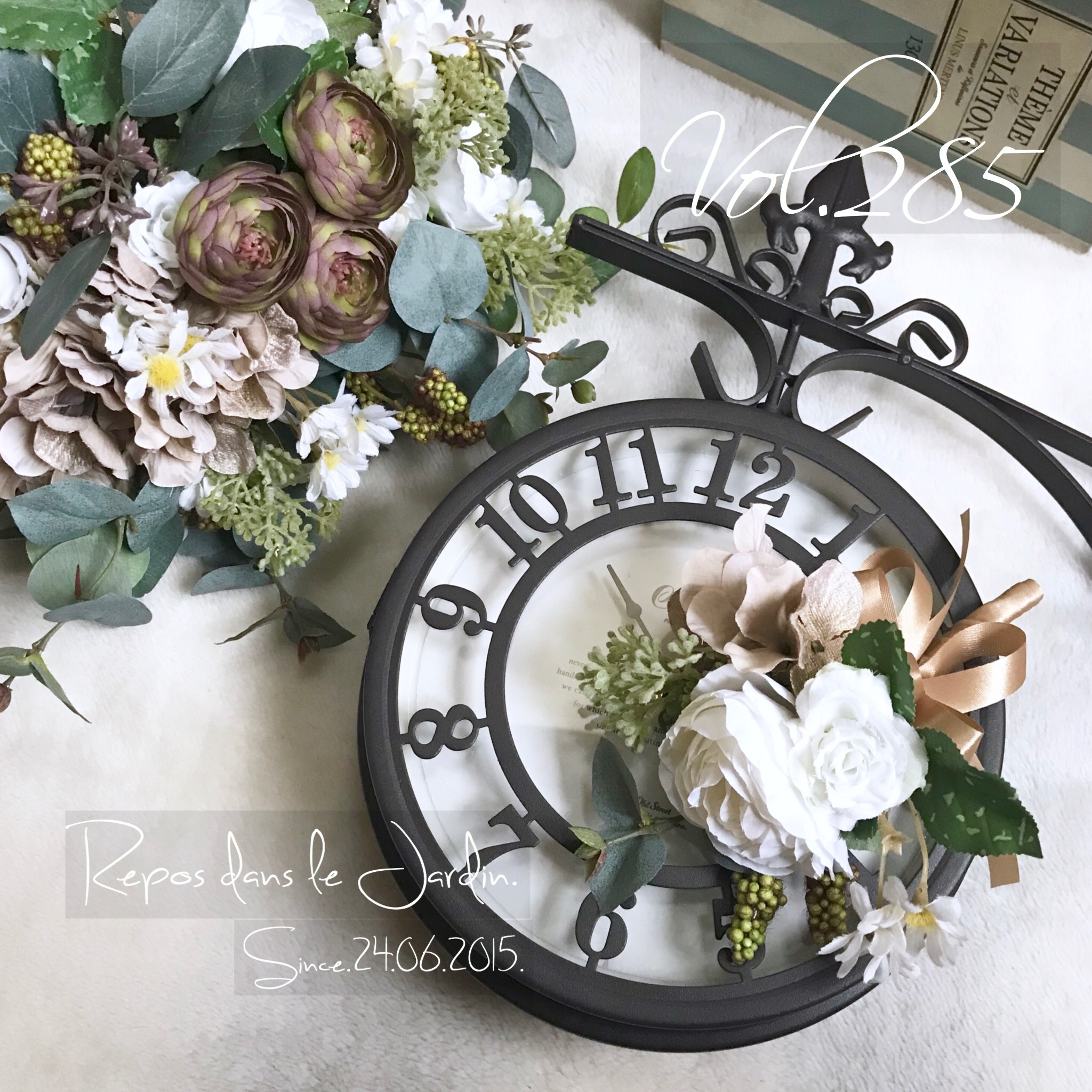 【受注商品】インダストリアルカラーのボタニカルクラッチブーケ＆ブートニアset