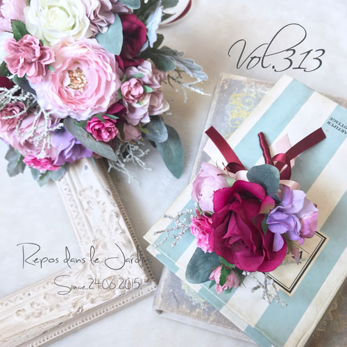 受注商品】ダスティミラー×オールドローズ くすみピンクのクラッチ