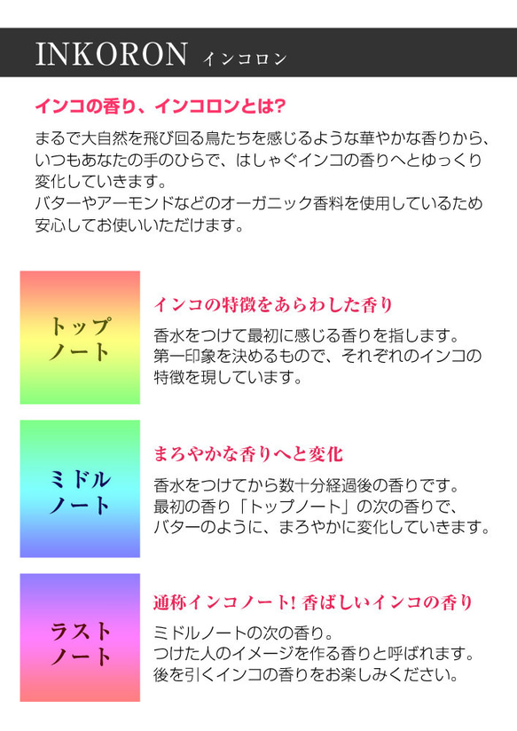 インコの香り「インコロン」 ☆オニオオハシ☆ 3枚目の画像