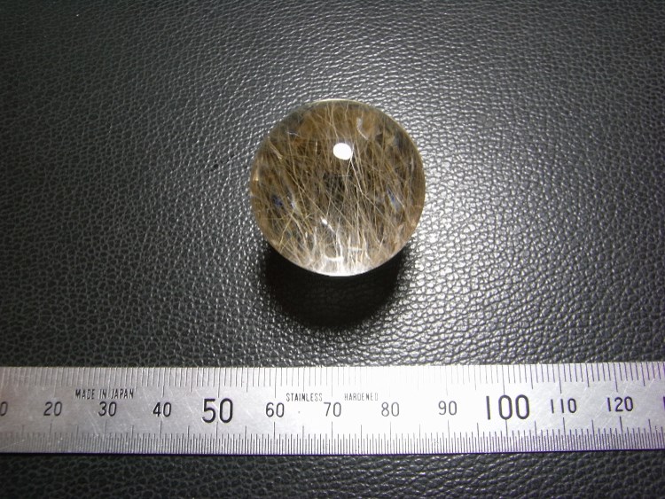 金色ルチルクォーツの玉