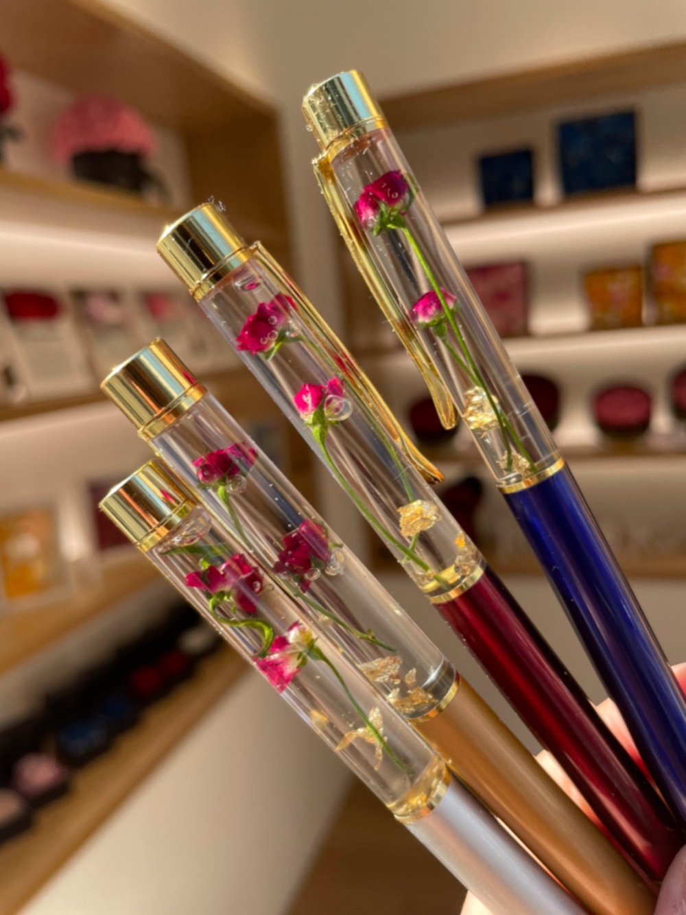 世界一小さなバラ＊ボールペン ペン・筆記用具 RoseGarden Aoyama 通販