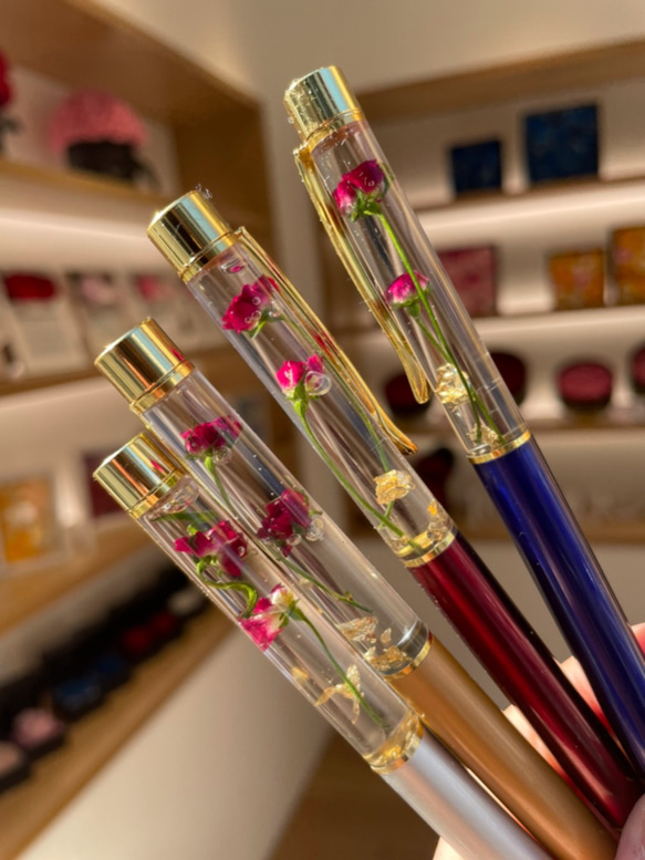 世界一小さなバラ＊ボールペン ペン・筆記用具 RoseGarden Aoyama 通販